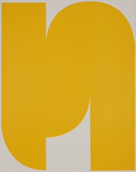 Johan Van Oeckel, ‘Untitled (Yellow on Light Grey 1)’, 2020