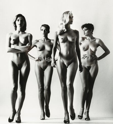 Helmut Newton, ‘Sie Kommen (Naked), Paris’, 1981