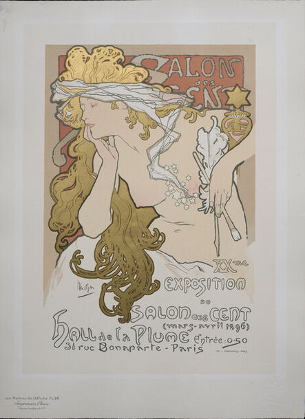 Alphonse Mucha, ‘Salon des Cent’, 1897