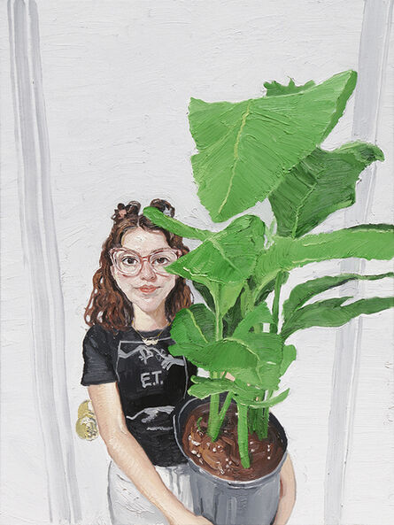 Emilio Villalba, ‘Michelle with Plant’, 2020