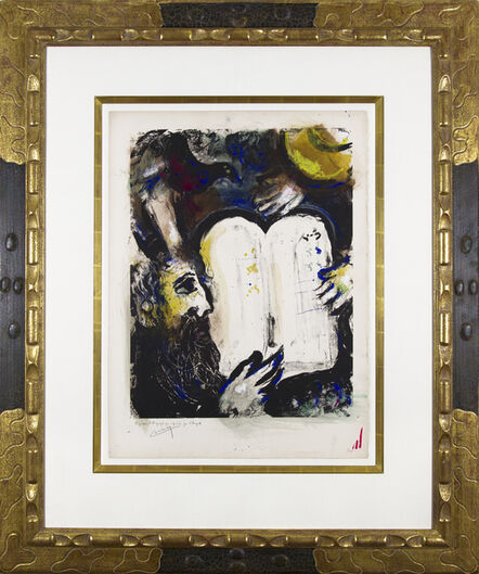 Marc Chagall, ‘Moïse et les tables de la loi’, 1962
