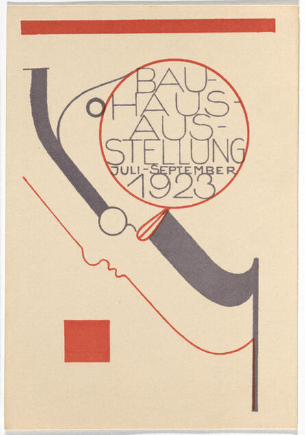 Oskar Schlemmer, ‘Bauhaus Postcard’, 1923
