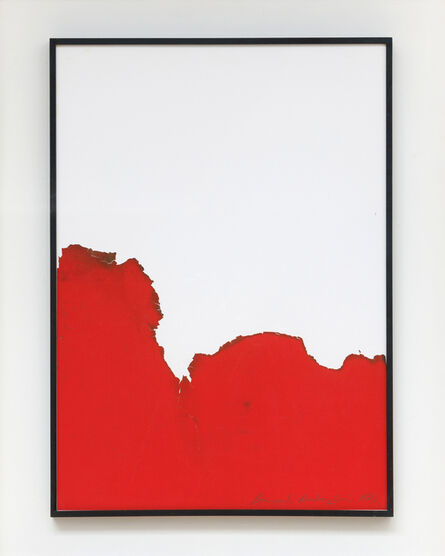 Bernard Aubertin, ‘Cage rouge de Fumée’, 1974