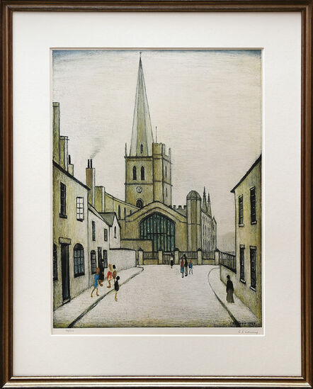 Laurence Stephen Lowry, ‘Burford Church.’, 1970