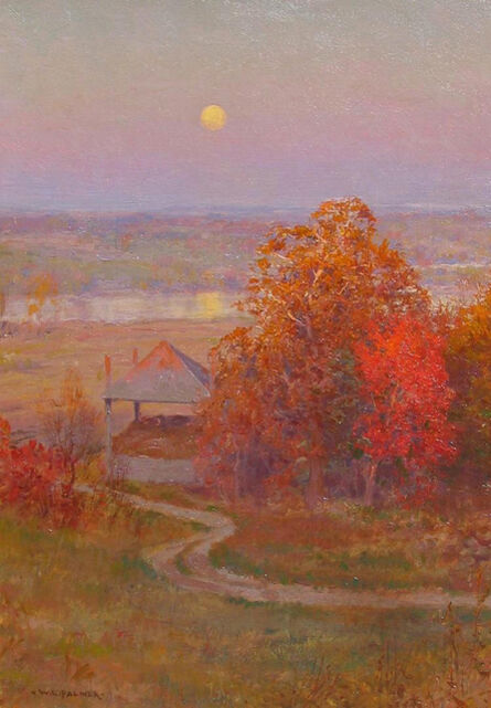 Walter Launt Palmer, ‘Autumn Moonrise’, ca. 1910