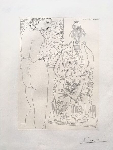 Pablo Picasso, ‘Modele et sculpture surrealiste (Marie-Therese)’, 1933