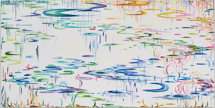 Kysa Johnson, ‘blow up 403 - Crude - phytoplankton after Monet’, 2019