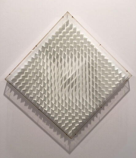 Hartmut Böhm, ‘Quadratrelief (visuell veränderliche Struktur)’, 1966