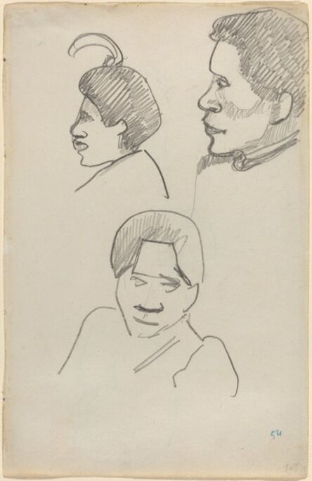 Paul Gauguin, ‘Tahitian Heads’, ca. 1891/1893