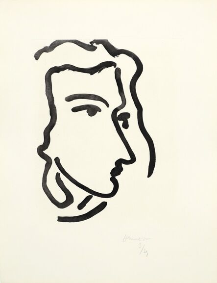 Henri Matisse, ‘Nadia regardant à droite’, 1948