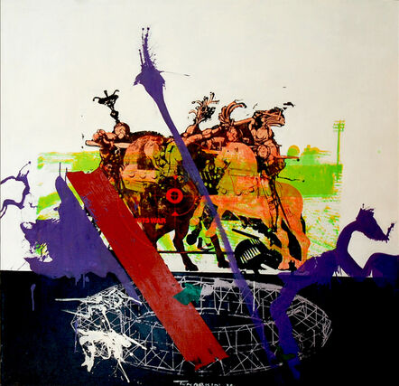 Igael Tumarkin, ‘War of colors’, 1979