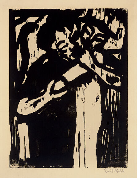 Emil Nolde, ‘Junges Paar’, 1917