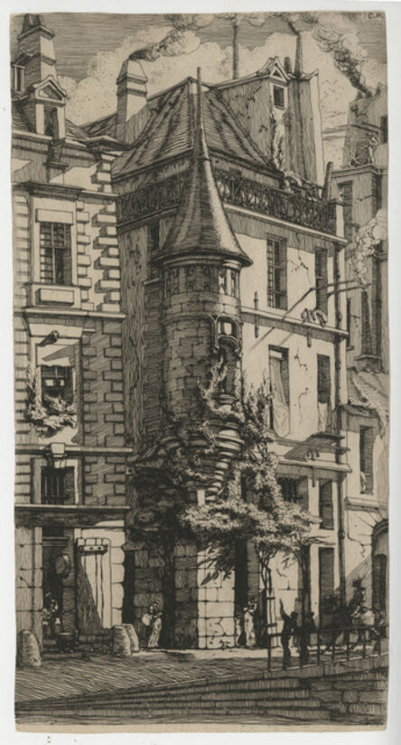 Charles Meryon, ‘Tourelle, rue de la Tixéranderie’, 1852