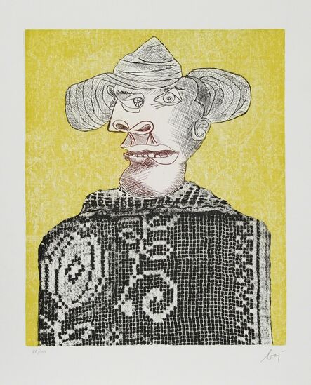 Enrico Baj, ‘Portrait 3 from Baj Chez Picasso’, 1969