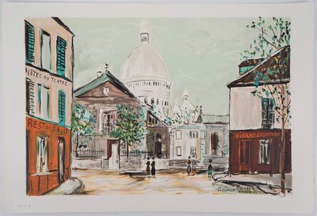 Maurice Utrillo, ‘Eglise Saint-Pierre, Place du Tertre à Montmartre’, 1980-1989