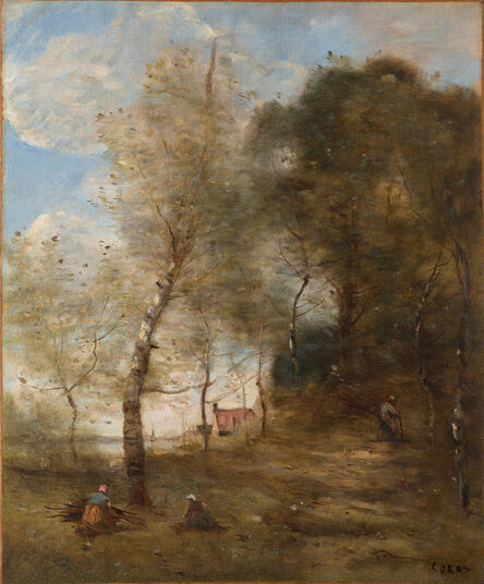 Jean-Baptiste-Camille Corot, ‘Le Chemin montant sous les arbres à Ville-d’Avray’, c.1874