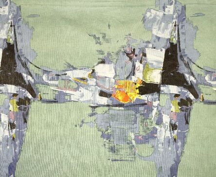 Donald Hamilton Fraser, ‘Cyclades' printed fabric’