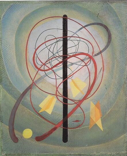 Oskar Fischinger, ‘Flying Time Presence’, 1949