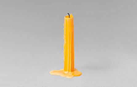 Ugo Rondinone, ‘still.life. (neon orange candle)’, 2013