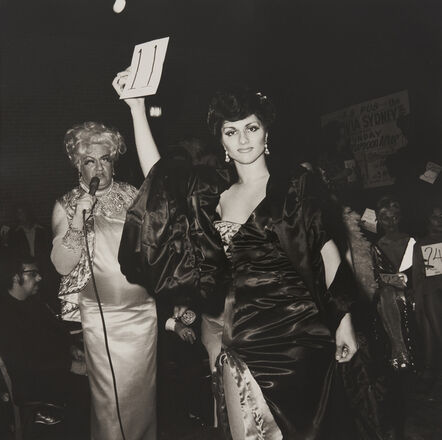 Nan Goldin, ‘Colette modeling in the Beauty Parade, Boston’, 1973