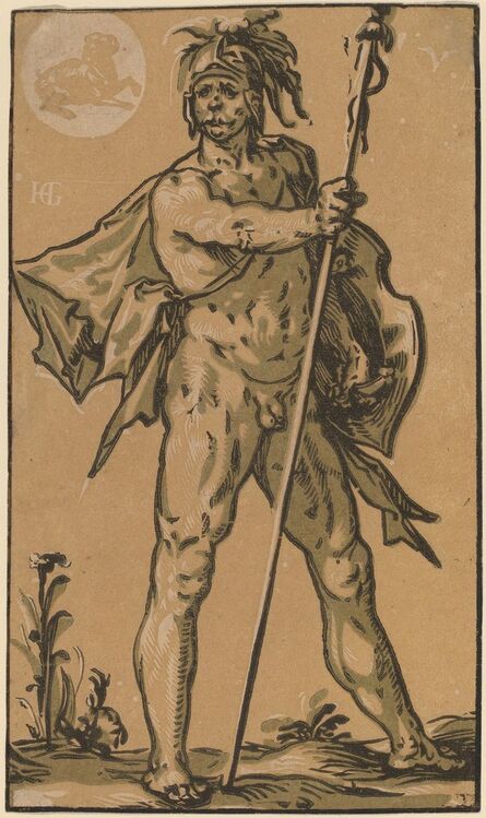 Hendrik Goltzius, ‘Mars’, probably c. 1594