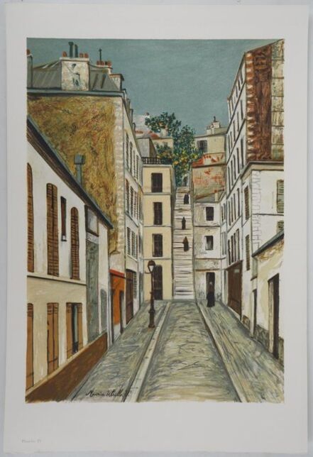 Maurice Utrillo, ‘Passage Cottin à Montmartre’, 1980-1989