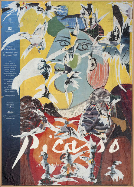 Mimmo Rotella, ‘Picasso Lacerato (Torn Picasso)’, 2001