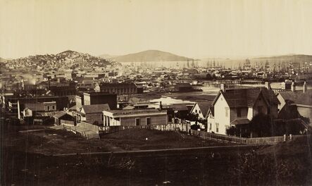 Carleton E. Watkins, ‘City Front from Rincon Hill in 1860’, 1860-1862
