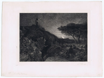Samuel Palmer, ‘The Lonely Tower’, 1879