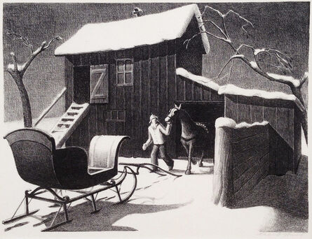 Grant Wood, ‘December Afternoon’, 1940