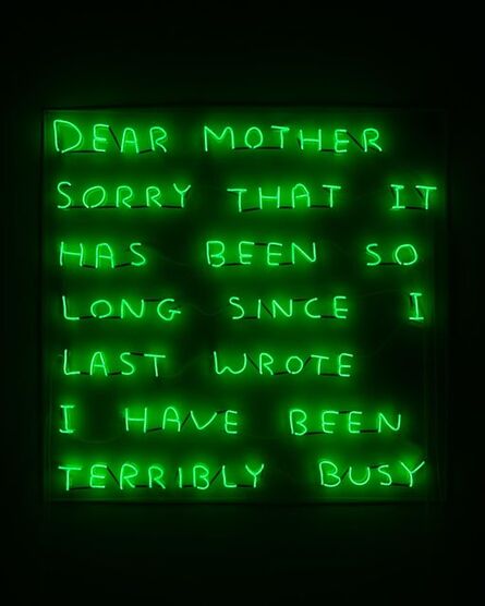 David Shrigley, ‘Dear Mother’, 2018