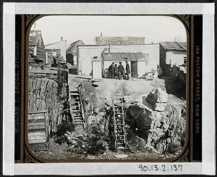 Jacob A. Riis, ‘Shanty town’, 1896