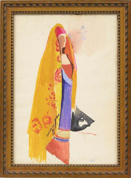 Joseph Stella, ‘Woman with Orange Shawl’, n.d.