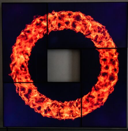 Fabrizio Plessi, ‘Cerchio fuoco piccolo’, ca. 2015