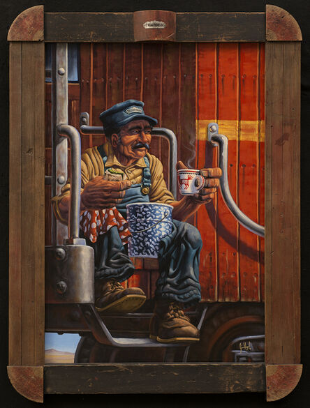 Jim Vogel, ‘Nuevo Mexico Trainman’, 2016
