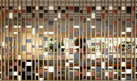 Vincent Fournier, ‘The Itamaraty Palace – Foreign Relations Ministry, wood and steel panel by Athos Bulcão, Brasília, 2012’, 2012