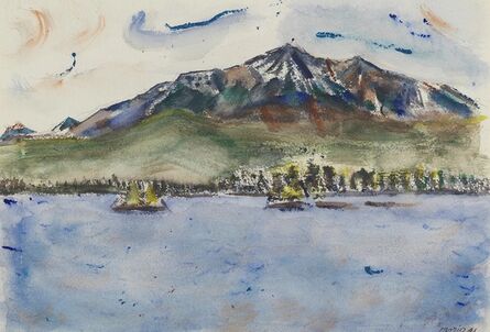 John Marin (1870-1953), ‘Mount Katahdin II (Mount Katahdin from the Lake)’, 1941