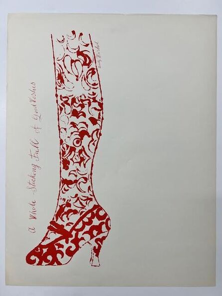 Andy Warhol, ‘Shoe and Stocking’, 1955