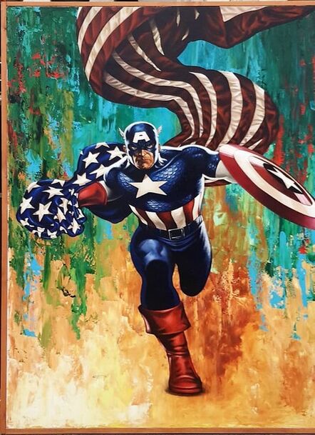 Giovanni Confortini, ‘Super Hero, Captain America’, 2017