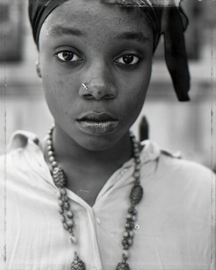 Dawoud Bey, ‘A Girl with a Knife Nosepin, Brooklyn, NY’, 1990