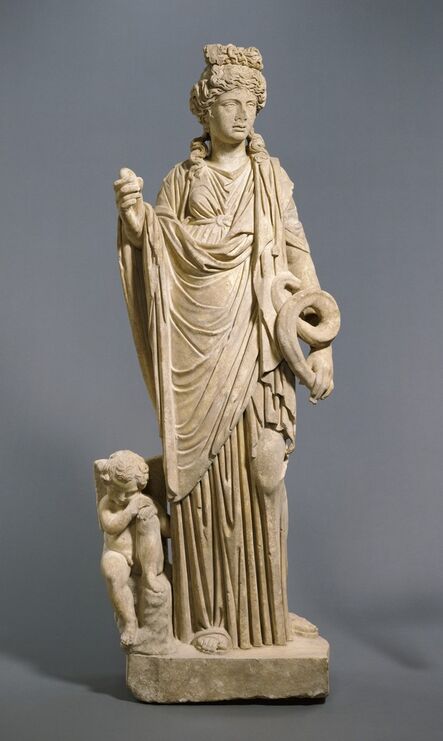 ‘Statue of Aphrodite - Hygieia with Eros’, 200 -250