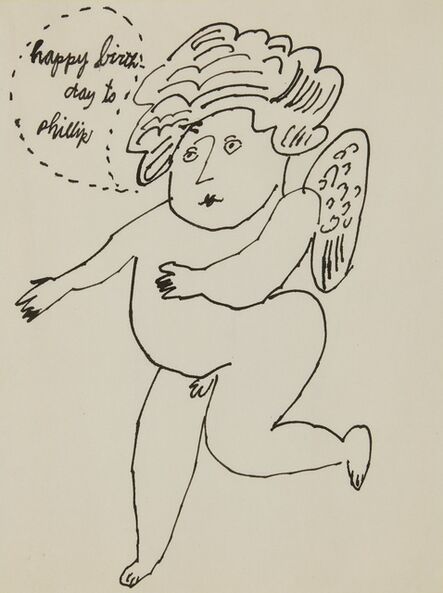 Andy Warhol, ‘Angel (Happy Birthday to Phillip)’, circa 1995