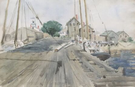 Marion Campbell Hawthorne, ‘Provincetown Pier’, early 20th c. 