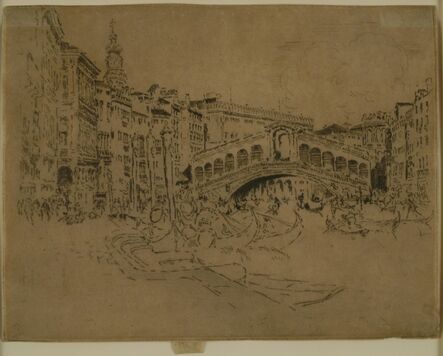 Joseph Pennell, ‘The Rialto, Venice’, 1883