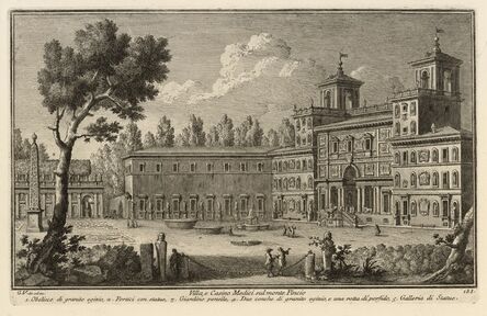 Giuseppe Vasi, ‘Villa, e Casino Medici sul monte Pincio’, 1747-1801