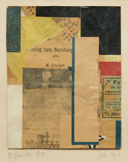 Kurt Schwitters, ‘Mz 30,3’, 1930