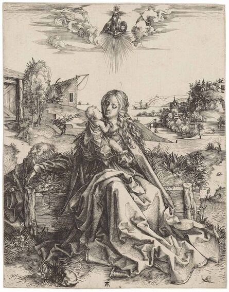 Albrecht Dürer, ‘The Holy Family with the Butterfly (B. 44; M., Holl. 142; S.M.S. 2)’, ca. 1495
