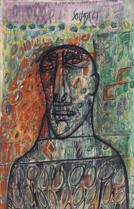Francis Newton Souza, ‘Untitled (Head)’, 1961