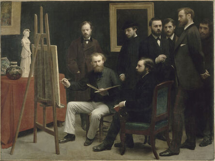 Henri Fantin-Latour, ‘Un Atelier aux Batignolles’, 1870