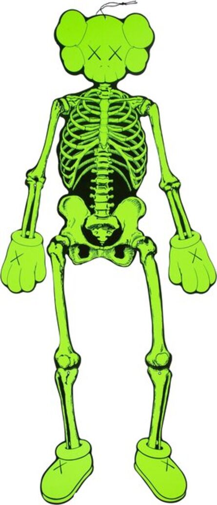 KAWS, ‘Companion Skeleton (Green)’, 2021